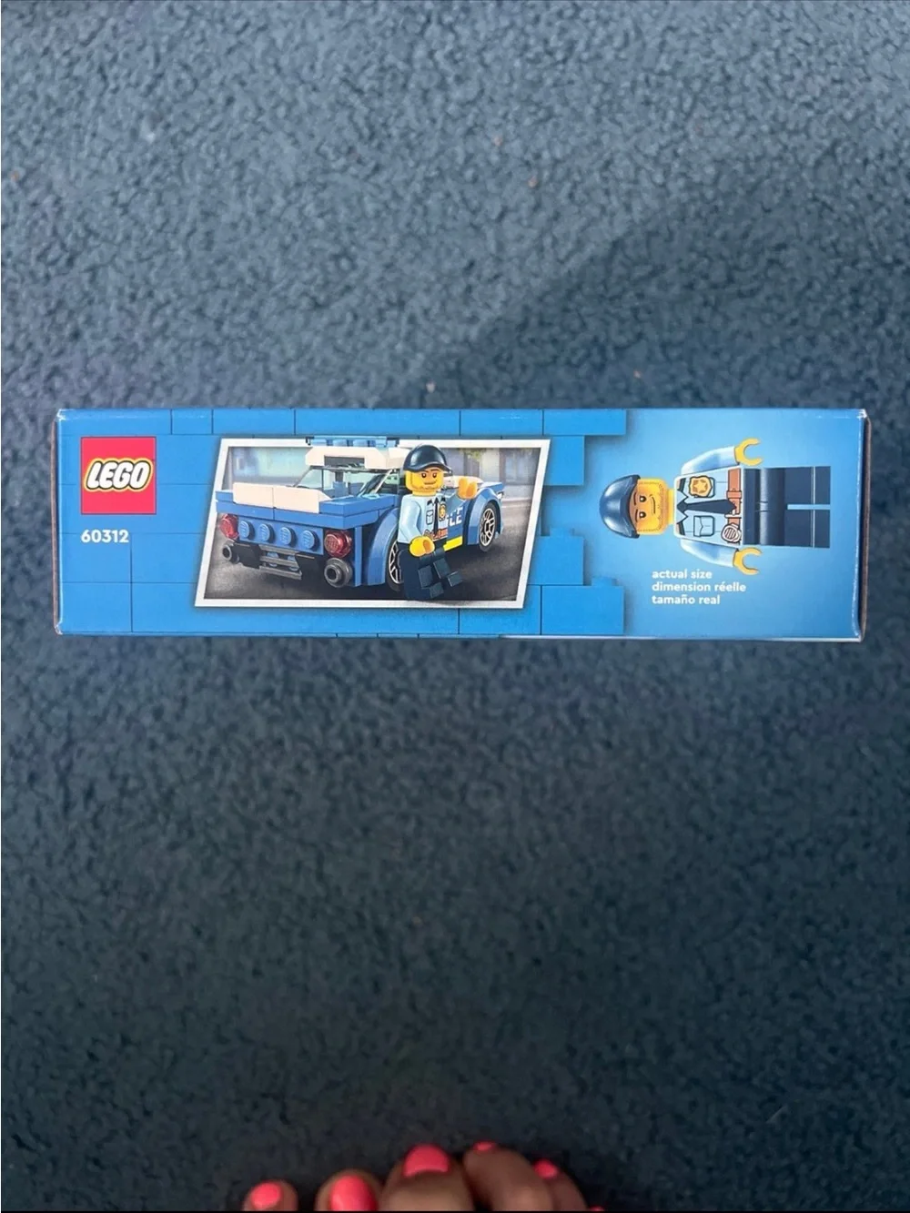 LEGO City Blue Police Car Building Set (60312)